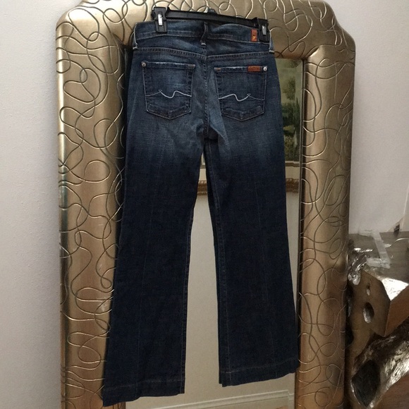 7 for all Mankind Jeans - size 25 - dark denim - Picture 3 of 5